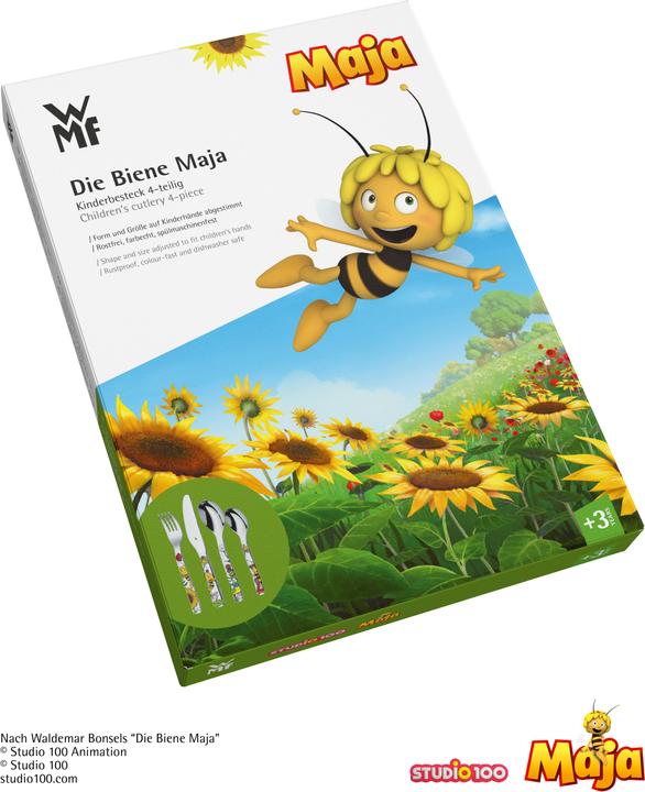 Produktbild WMF Kinderbesteck 4tlg Biene Maja ab 3 Jahre Edelstahl poliert
