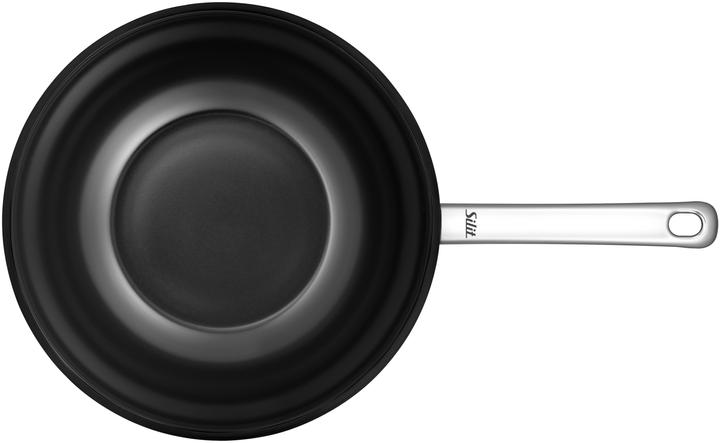 Produktbild Silit Wok Wokpfanne Induktion 28cm Wuhan Edelstahl 18/10 beschichtet (28 cm, Wok Pfanne, Edelstahl)