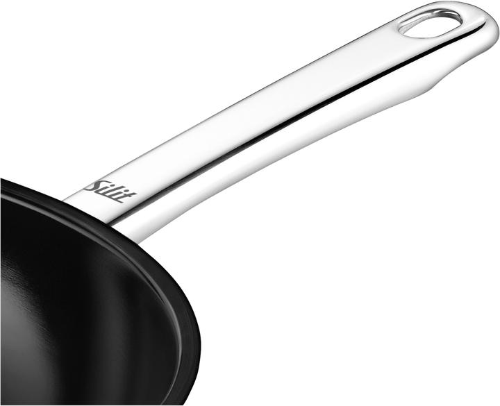 Produktbild Silit Wok Wokpfanne Induktion 28cm Wuhan Edelstahl 18/10 beschichtet (28 cm, Wok Pfanne, Edelstahl)