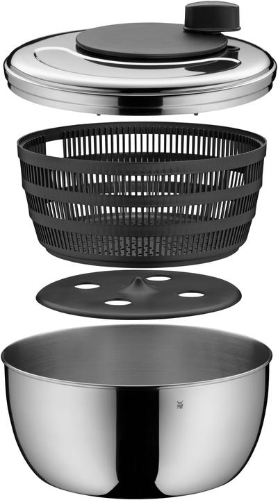 Produktbild WMF Salatschleuder 25,4cm Kunststoffsieb Gourmet Edelstahl