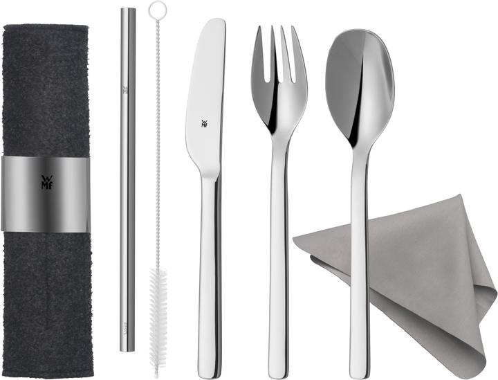 Produktbild WMF Besteckset Outdoor Reisebesteck my2Go 8-teilig Campingbesteck mit Etui (8 Stück, Besteck Set)