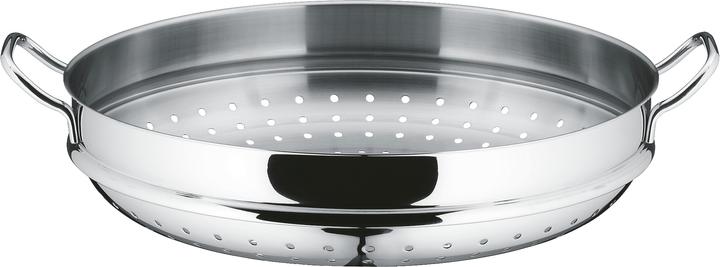 Produktbild WMF Wok Set 4tlg Wokpfanne 36cm 4,5l Glasdeckel Induktion Edelstahl (36 cm, Wok Pfanne, Edelstahl)