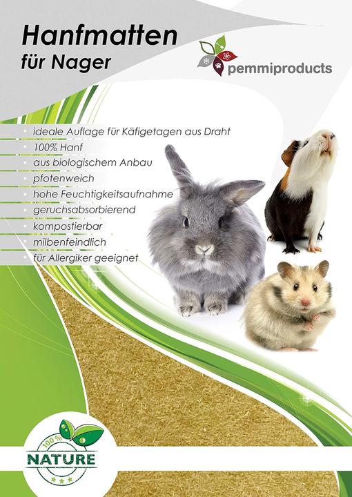 Actual product image Pemmi Hemp mat for rodents