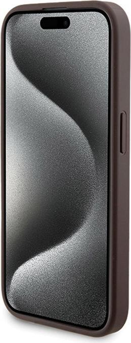 Actual product image Guess Zestaw GUBPM5P15X4GEMGW iPhone 15 Pro Max 6.7" hardcase + Powerbank 5000mAh MagSafe brązowy/br (Apple iPhone 15 Pro Max)