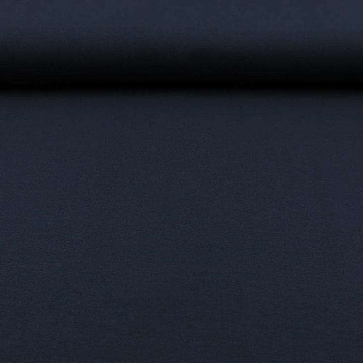 Produktbild Stoffrestposten Baumwolljersey - Schwarzblau - Mindestverkaufsmenge: 1 Meter