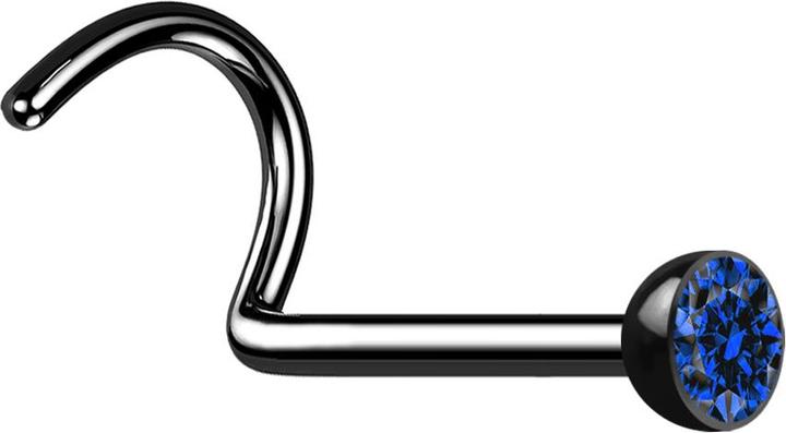 Image du produit Star Piercing Bague plaquée or avec cristaux (Acier chirurgical 316L, sans laiton)