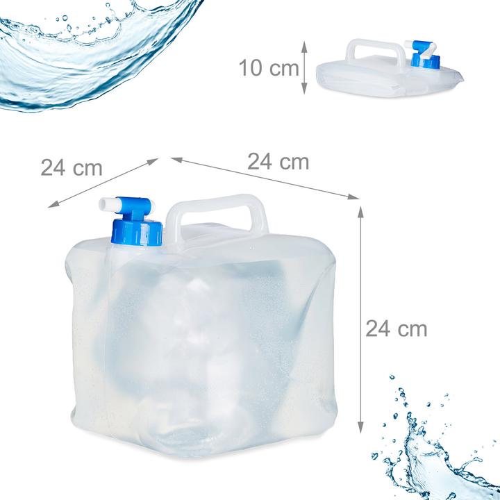 Actual product image Relaxdays Water canister