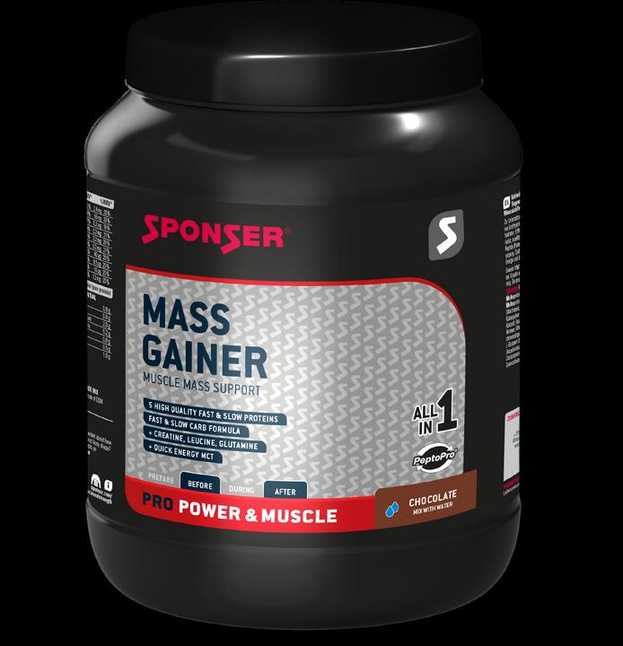 Immagine prodotto Sponser Pro Mass Gainer (Cioccolato, 1 pz., 1200 g)