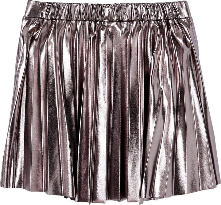 Actual product image Vertbaudet Girls' pleated skirt in lamé (86)