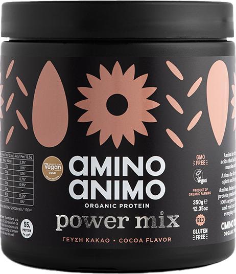 Amino Animo Vegan Protein Power Mix (Cocoa, 1 pcs., 350 g)