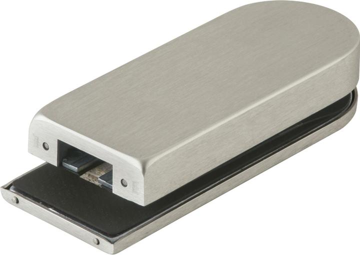 Dormakaba Glass door counter box STUDIO Rondo Light metal Dark Niro DIN left / right round