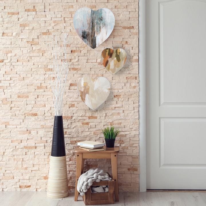 Immagine prodotto Relaxdays Set di 6 pezzi in tela (Bianco)