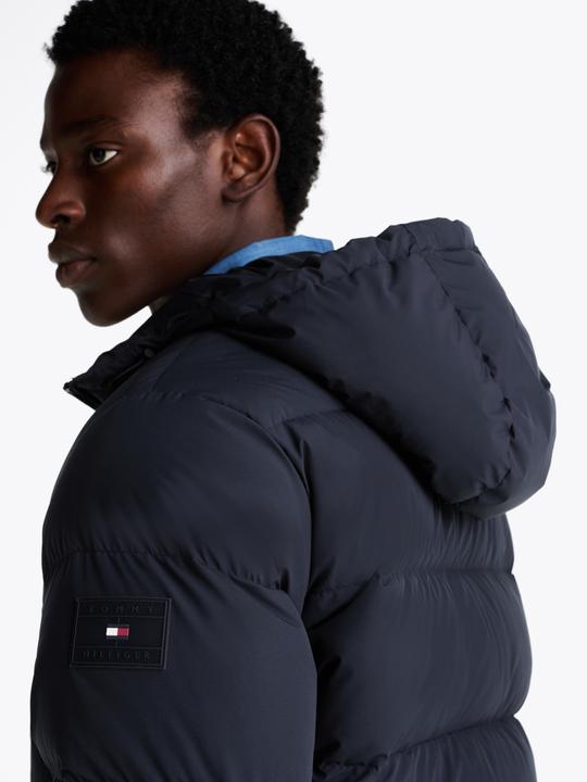Produktbild Tommy Hilfiger Donsjas Hooded Puffer - Donkerblauw - Maat XL (XL)