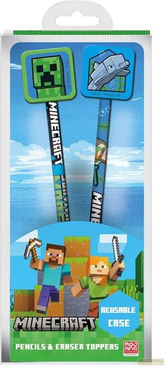 Produktbild Pyramid Minecraft Bleistifte mit Topper 2er-Pack (2 x)