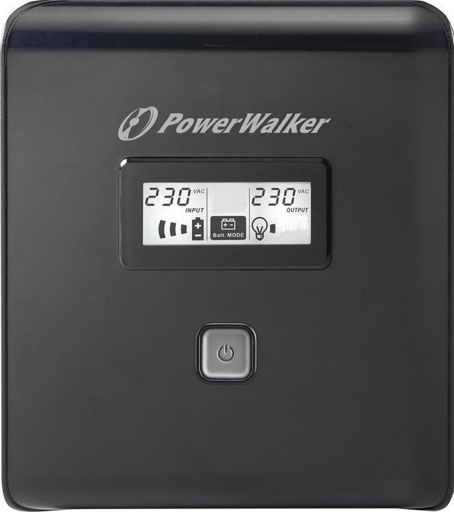 Produktbild Powerwalker VI 1000 LCD Schuko 1000VA / 600W Line-Interactive USV Tower AVR LCD (1000 VA, 600 W, Line-Interaktiv USV)