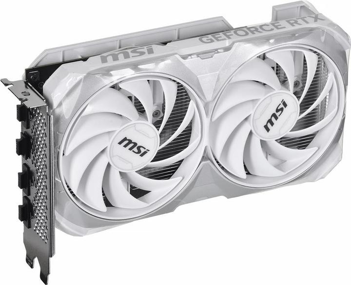 Actual product image MSI GeForce RTX 4060 VENTUS 2X WHITE OC (8 GB)