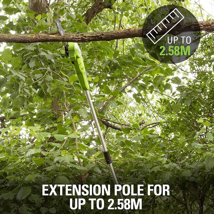 Produktbild Greenworks Akku-Hochentaster G40PSF (o. Akku) (Akku Kettensäge)