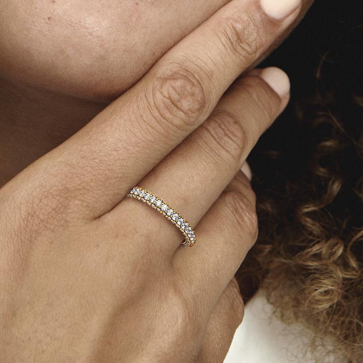 Image du produit Pandora Timeless Bague pavée simple rangée (56)