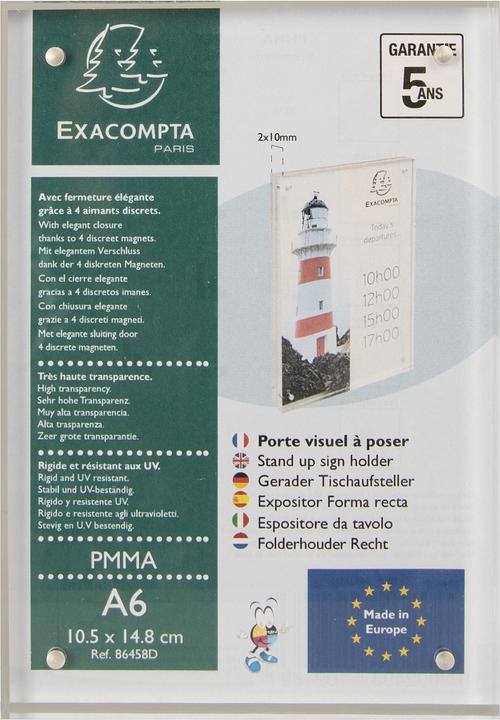 Actual product image Exacompta Sign holder photo (A6)