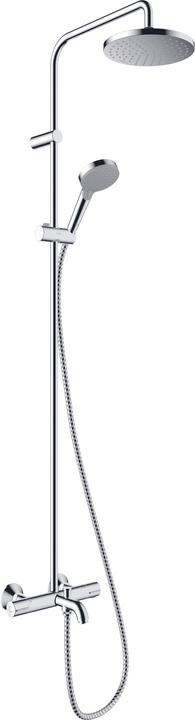 Actual product image hansgrohe HG Showerpipe VERNIS Blend 200 1jet with bath thermostat EcoSmart chrome