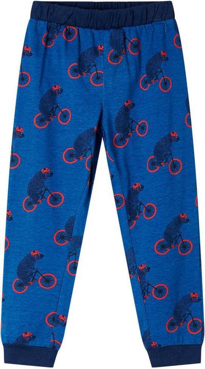 Produktbild VidaXL Kinderpyjama mit Langen Ärmeln Petrolblau 92,Material: 100 (92)