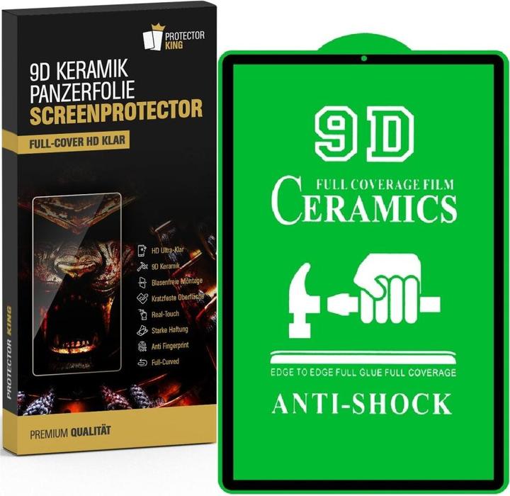 Actual product image Protectorking 4x Ceramic-Glass Full Cover HD Klar (4 Piece, Galaxy Tab S6)