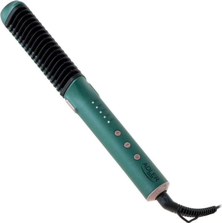 Adler AD 2324 Straightening brush, Green (Hair straightening brushes)
