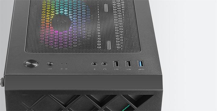Image du produit Azza Geh Midi ATX Spectra 280B verre trempé ARGB (ATX, Mini-ITX, mATX)