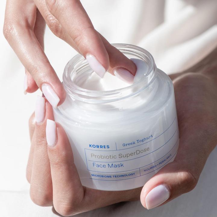 Actual product image Korres Greek Yogurt Probiotic SuperDose Face Mask (100 ml)