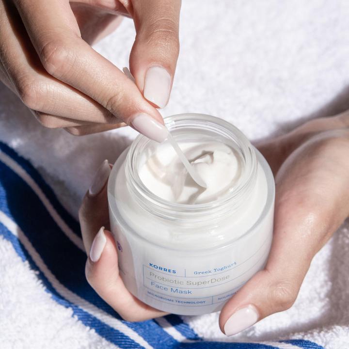Actual product image Korres Greek Yogurt Probiotic SuperDose Face Mask (100 ml)