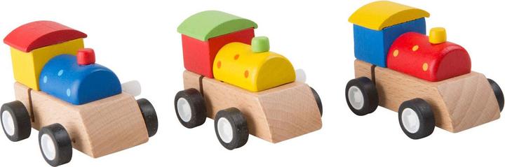 Actual product image small foot Wooden train to wind up