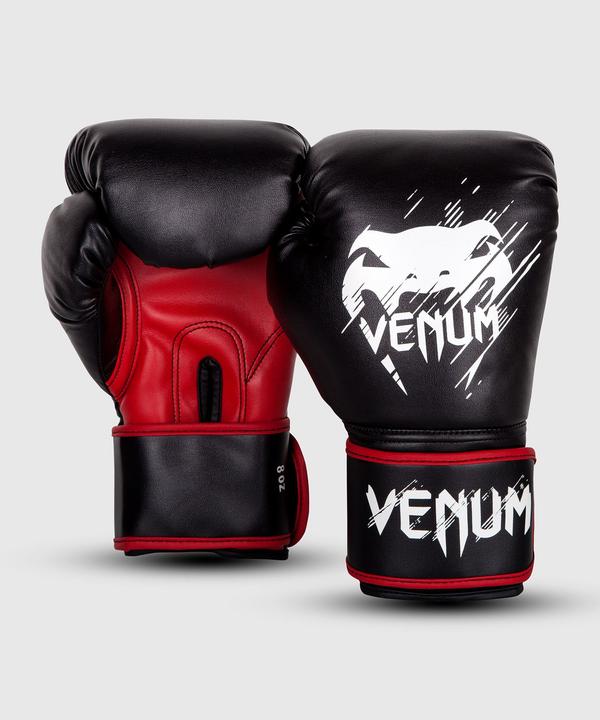Produktbild Venum Contender Kids Boxing Gloves - Black-Red (4 OZ, One Size)
