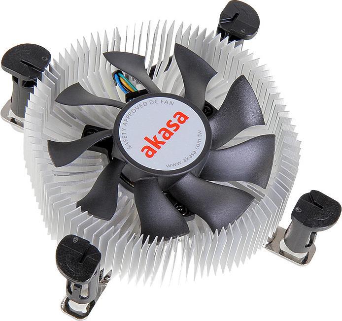 Actual product image Akasa AK-CCE-7106HP Low Profile CPU Cooler Intel (29.50 mm)