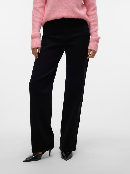 Immagine prodotto Vero Moda VMELLY Mid Rise Weiter Beinschnitt Jeans Weit geschnitten (34)