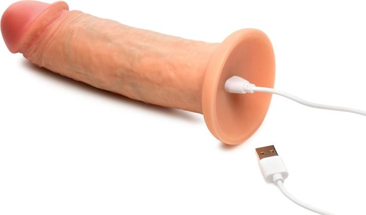 Image du produit Wicked Real Skin Flesh USB Vibrierender Penis 20'32 cm