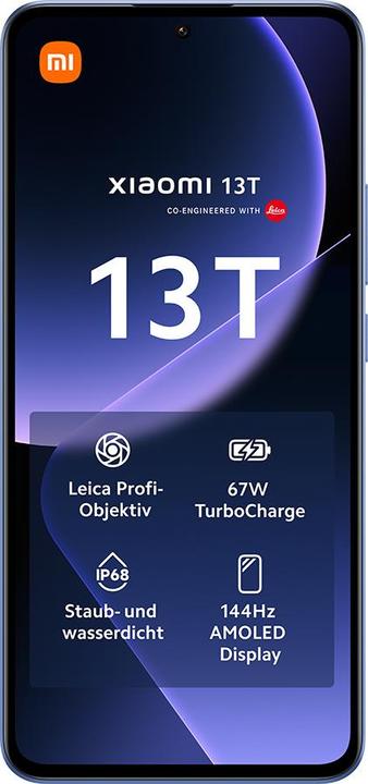 Produktbild Xiaomi 13T (256 GB, Alpine blue, 6.67", Dual SIM, 50 Mpx, 5G)