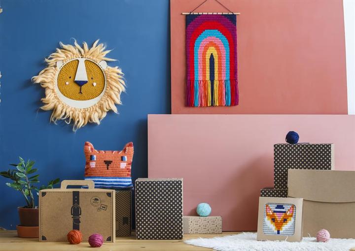 Produktbild Sozo Regenbogen pastell Wandbild Kit