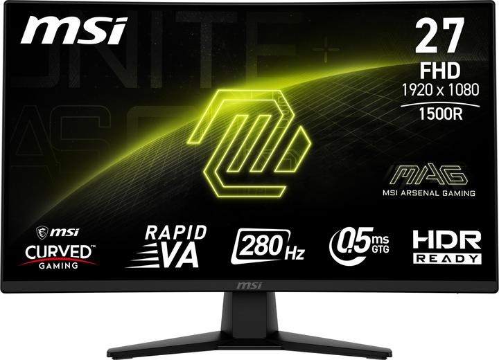 MSI MAG 274CXF (1920 x 1080 pixels, 27")