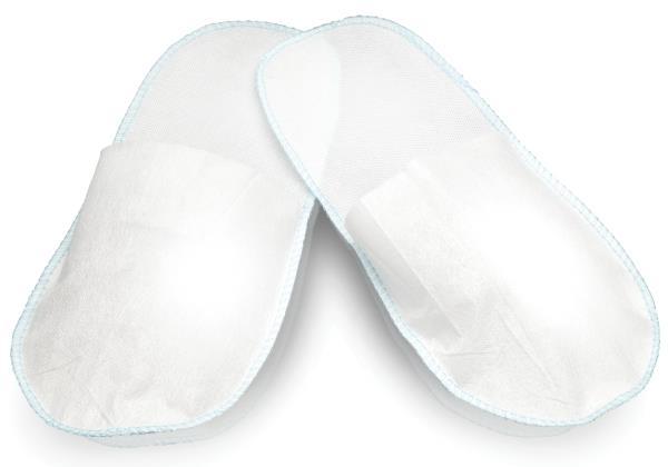 Cosmetic Einweg Vlies Pantoffeln geschlossen (One Size)