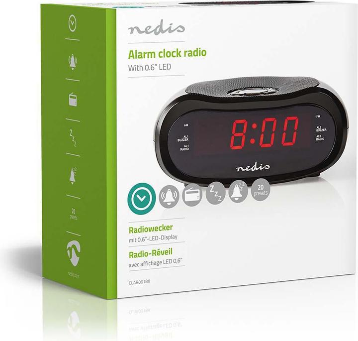 Produktbild Nedis Digital-Wecker-Radio