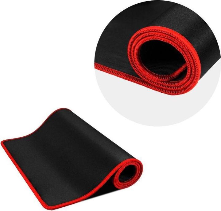 Image du produit OEM Other Computer Accessory Gaming mousepad 300 x 240 x 3 mm black with red stitching