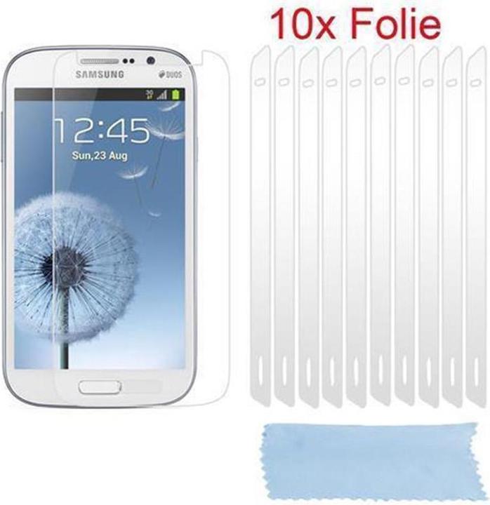 Immagine prodotto Cadorabo 10x pellicola protettiva (1 Pezzo/i, Samsung Galaxy Grand DuoS)