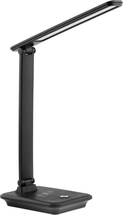 Produktbild Maclean MCE616 LED Schreibtischlampe Tischlampe 9W mit induktivem Qi-Ladegerät einstellbare Helligke (450 lm)