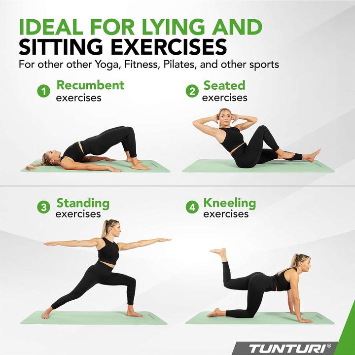 Produktbild Tunturi TPE Yogamatte Rutschfest 8 mm (8 mm)