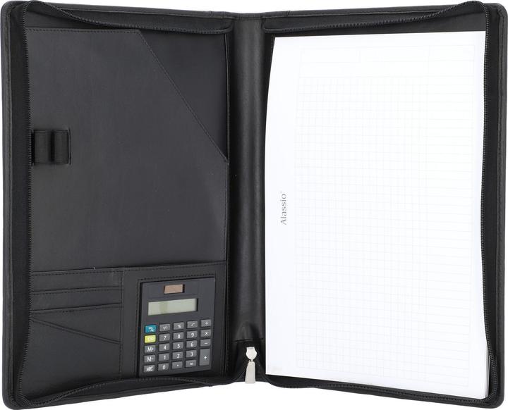 Produktbild Alassio Schreibmappe "CATANA", A4, Nappa-Leder, schwarz (A4, 1 x)
