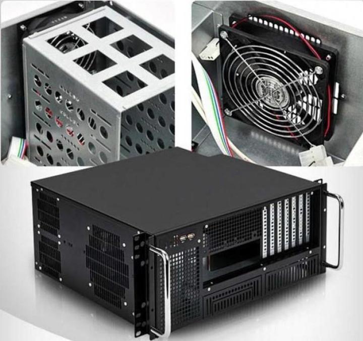 Productafbeelding Techly I-CASE MP-P4HX-BLK6 computerkast Rack (ATX)