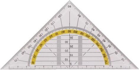 Immagine prodotto Office Depot Triangolo geometrico trasparente 16 cm (160 mm)