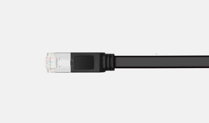 Image du produit Ugreen Cat 6 UTP Flat Ethernet RJ45 Cable Pure Copper 2m (black) (UTP, CAT6, 2 m)