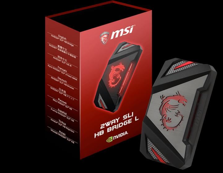 Actual product image MSI HB SLI-Bridge (8 cm)