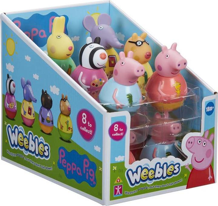 Actual product image Magni Peppa Pig Weebles Figures, Chunky Moulded Figures, First Toy, Preschool Imaginative Play